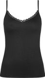 Triumph Feel Of Cotton Spaghetti Top Zwart