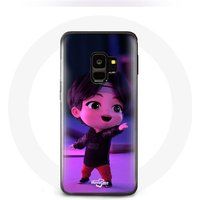 Maniacase Hoesje voor Samsung Galaxy S9 Plus BTS TinyTAN Jin Animatie