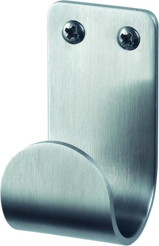 Haceka IXI Rvs Handdoekhaak - 2 Stuks - Chroom Mat - Industrieel