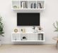 Maison Exclusive - Meuble TV, 2 pièces, blanc, bois composite