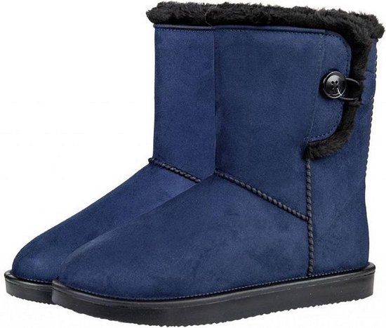 HKM Allweatherlaars Davos Button Fur - Darkblue - 36