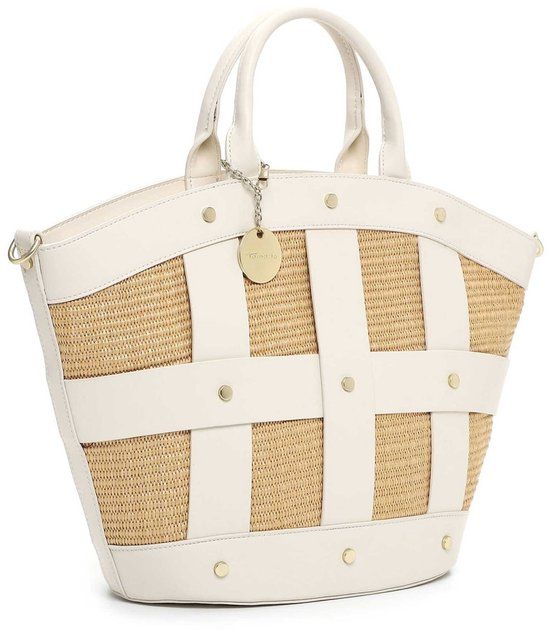 Tamaris Kirsti Cityshopper Handtas Schoudertas Beige Crème