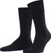 FALKE ClimaWool eenkleurig wol lyocell sokken heren blauw - maat 43-44