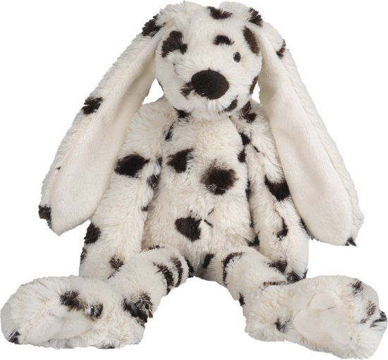 Happy Horse Konijn Richie Knuffel 38cm - Wit/bruin - Baby knuffel