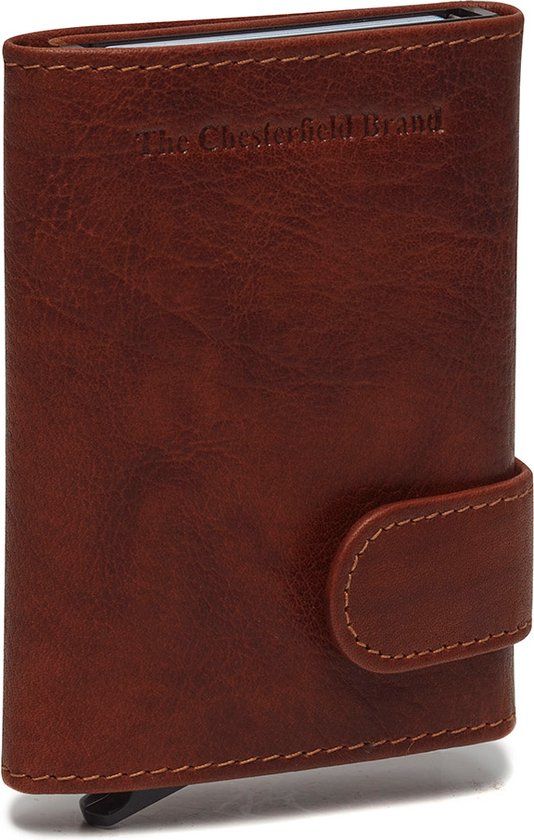 The Chesterfield Brand Mannheim Leather Wallet Cognac - RFID - 8 Cards