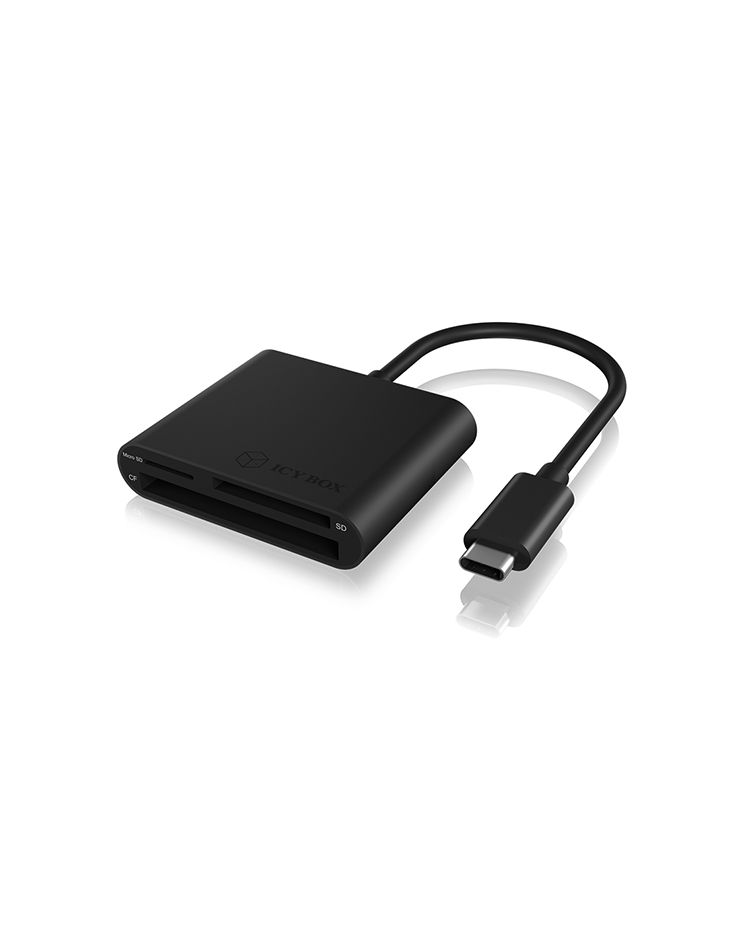 ICY BOX IB-CR301-C3 - USB-C 3.2 Gen 1 Card Reader - Black