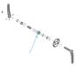 SHIMANO Bb-Mt801 Opbergbak Silver/Black One Size