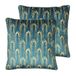 furn. Blauweregen polyester gevulde kussens (Twin Pack), benzine, 50 x 50 cm