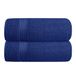 Belizzi Home Set van 2 extra grote katoenen badhanddoeken, 71,1 x 139,7 cm, extreem absorberend, compact, sneldrogend, licht, ideaal voor sportschool, reizen, kamperen, zwembad