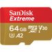 SanDisk carte mémoire SDXC Class 4 64Go - Bleu