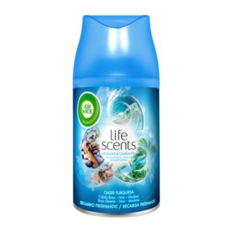 Air Wick Freshmatic Oasis Turquoise 250ml - Automatic Spray - Fresh Scent
