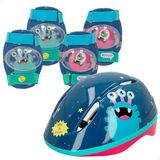 Colorbaby Beschermingsset Voor Kinderschaatsen Met Ribben En Monsterromp Veelkleurig Kinderen