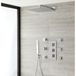 Kubix Doucheset Thermostatisch 3 Weg Chroom Regendouche 30x30cm En 6 Zijdouches