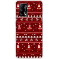 1001 coques Oppo Bedrukt siliconen hoesje compatibel met Oppo A74 4G pull de noel santa