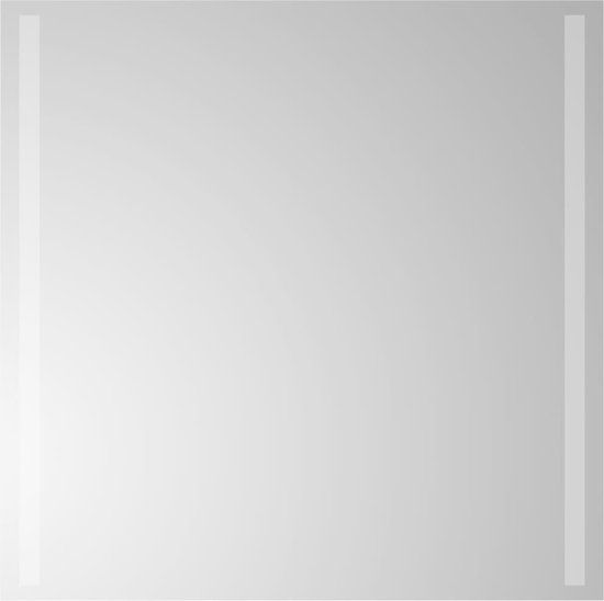 vidaXL LED Bathroom Mirror - 60x60 cm - Modern - Glass