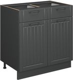 Vicco Fame-Line Keukenonderkast – 80 cm, WB Antraciet Donkergrijs