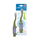 Dr. Brown's Dinosaurus Peuter Tandenborstel, Groen, 1 Pack