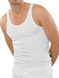 Schiesser Original Classics singlet (1-pack) - Doppelribb - wit