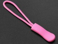 RAKVA Roze Zipper Pullers - 3 stuks - Kunststof - 65mm