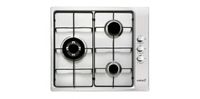 CATA GI 6021 X Zwart, Roestvrijstaal Ingebouwd 60 cm Gaskookplaat 3 zone(s)