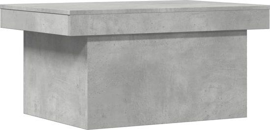 vidaXL Salontafel 100x55x40 cm bewerkt hout betongrijs