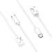 Wigento Samsung Oplaadkabel USB-C voor Galaxy Fit 3 smartwatch, 55 cm, wit