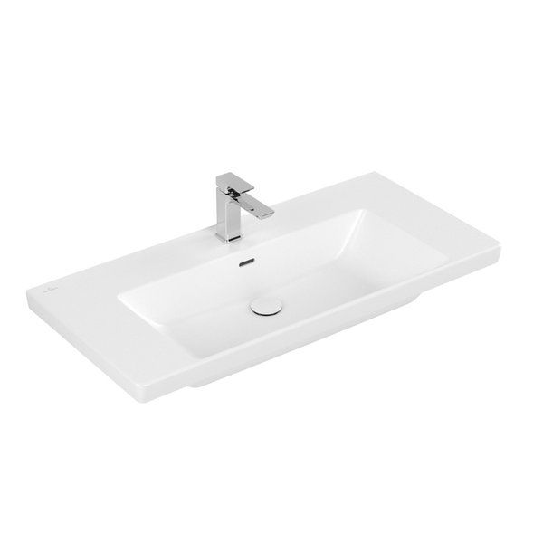 Villeroy & Boch Subway 3.0 meubelwastafel 100cm - stone white - 4062373810729