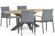 Lifestyle Garden Furniture Lifestyle Lifestyle Brandon/Brookline 200 cm dining tuinset 5-delig