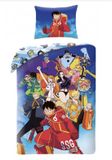 Halantex Dekbedovertrek One Piece Wanted 140 x 200 cm Polyester Rood