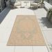 Tapis Vert et Marron Tissé Plat 80 x 150 cm