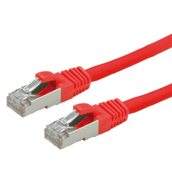 Value S/FTP Patchkabel Cat.6, LS0H, rood, 3m