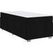 Maison Exclusive - Cadre de lit avec matelas noir 90 x 200 cm tissu