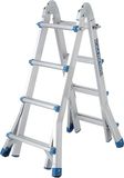 Telescoopladder Aluminium 3,98 m Multifunctioneel Opvouwbaar