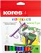 Kores feutre pointe large 1-4mm "KORELLO" 12 couleurs