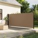 vidaXL - Pare-vent - rétractable - 160x500 cm - taupe