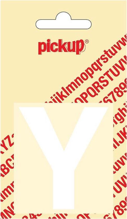 Pickup Plakletter Helvetica 60 mm - Wit Y