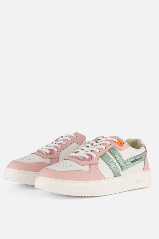 Vingino Court Lifestyle Sneakers wit Leer - Dames - Maat 38