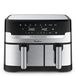 Moulinex Dual Easy Fry & Grill EZ905D20 - Airfryer - 8,3 L - Zwart, Roestvrijstaal