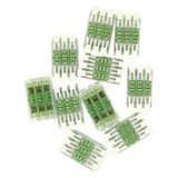 EMOS - 10 stuks directe verbindingsklem met hendel Trio, 6x 0,2-4 mm2-3x 2-aderige doorgangsconnector met hendel - schroefloze koppeling van alle geleidersoorten, met CuSn-contacten - transparant