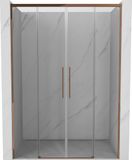 Mexen Rox porte de douche coulissante 150 cm, transparent, or rose