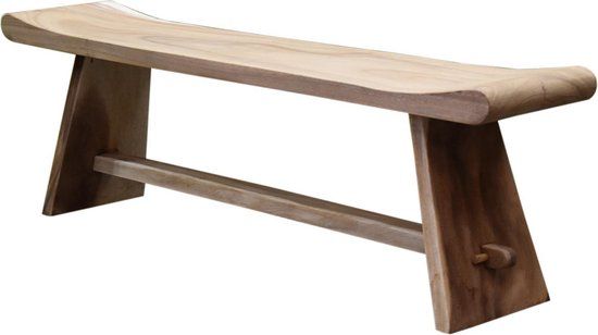 AVH-Collectie Holle boomstambank 150x30x45 cm