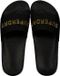 Superdry Premium Metallic Badslippers Dames Zwart/Goud