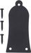 Fender Zwarte trussrod-afdekking voor gitaar, van ijzer, met 3 gaten, accessoire.