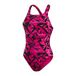 Speedo Hyperboom Allover Medalist Badpak voor dames, sneldrogend, fitness, chloorbestendig