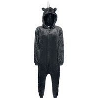 Corimori - Eenhoorn Jumpsuit - Ruby Punk Einhorn - M tot XL - grijs