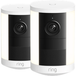 Ring Spotlight Camera 2e Génération Batterie Blanc Duo Pack