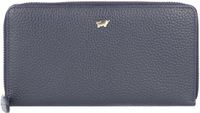 Braun Buffel Braun Büffel Asti Portemonnee RFID-bescherming Leer 19 cm - Dames - Horizontaal - navy