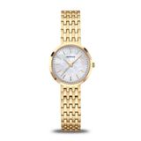 Bering 19126-734 Polshorloge Dames Kwarts Classic Goudkleurig Staal Saffierglas