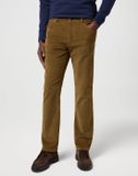 Wrangler Greensboro Regular Fit Corduroy Broek Mannen W36 Groen