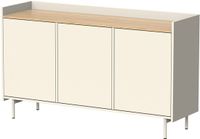 Vicco Velina Sideboard – 140 x 82 cm met 6 compartimenten Crème